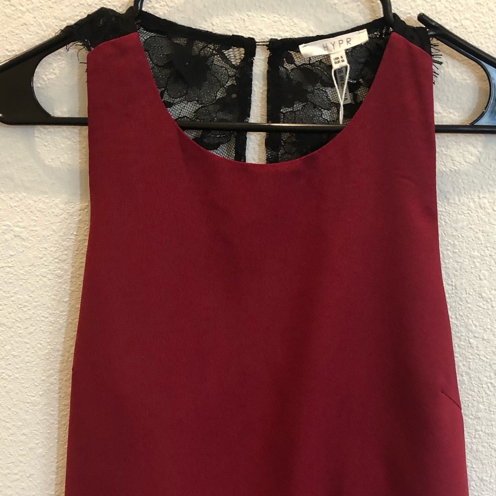 Tank top with lace back